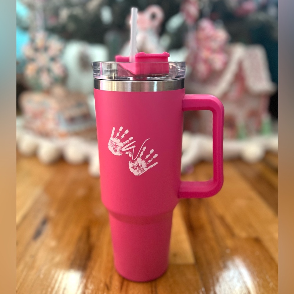 Chalk Warrior 40 oz tumbler